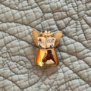 Angel Pin Two Tone with Rhinestones